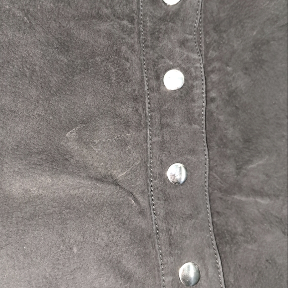 Zara Leather Skirt - Picture 4 of 12